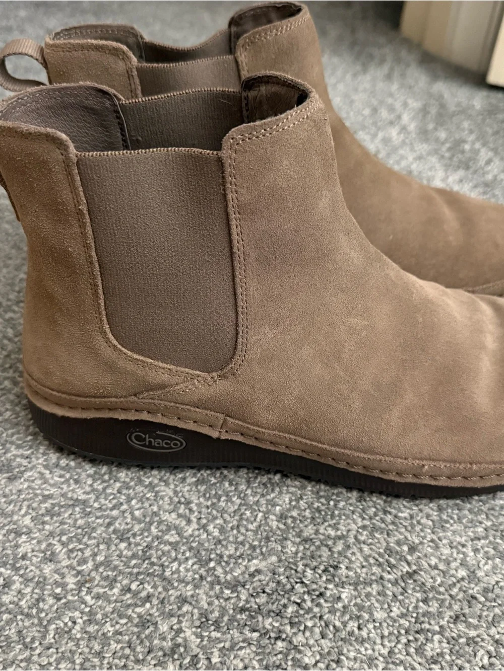 Women’s Suede  Boots - Taupe Brown